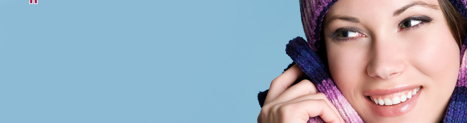 girl with hat and scarf